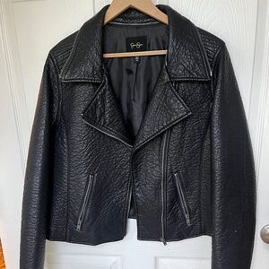 Jessica Simpson Woman's Pleather Jacket